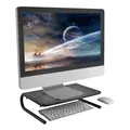 Weiteres Produktbild Bodenständer unter Monitor, schwarz, 20 kg Gewicht, Powerton, ergo