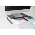 Weiteres Produktbild Bodenständer unter Monitor, schwarz, 20 kg Gewicht, Powerton, ergo