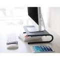 Weiteres Produktbild Bodenständer unter Monitor, schwarz, 20 kg Gewicht, Powerton, ergo
