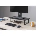 Weiteres Produktbild Bodenständer unter Monitor, schwarz, 20 kg Gewicht, Powerton, ergo