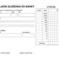 Weiteres Produktbild Pokladní složenka do banky A6 PT080