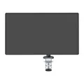 Polohovatelný držák ULTRADESK BRANCH Single pro monitor, 10KG, svorka a průchodka stolu,