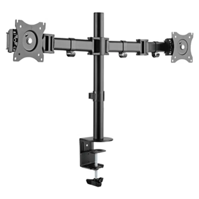 Hauptbild des Produkts Polohovatelný držák ULTRADESK SKELETON Double pro 2 monitory, 16KG, svorka a průchodka st