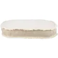 BOHO ovales Kissen, beige 100 x 85 cm