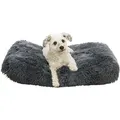 Kissen SONNY Rechteck mit weichem Langflor, 75 x 55 cm - SALE