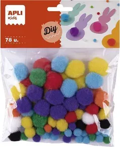 Bommel, Farbmix, APLI Kreativ