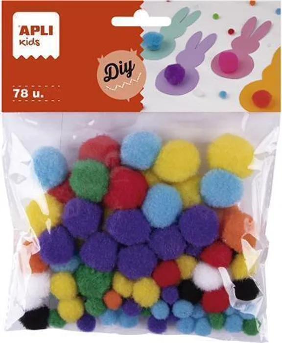 Hauptbild des Produkts Pom-pom, mix barev, APLI "Creative"