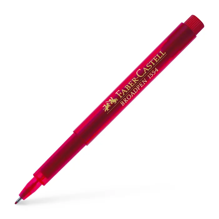 Hauptbild des Produkts Popisovač Broadpen 1554, červená Faber Castell 155421
