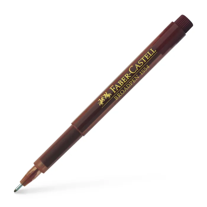 Hauptbild des Produkts Popisovač Broadpen 1554, hnědá Faber Castell (155477)