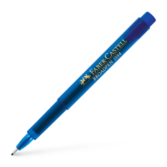 Hauptbild des Produkts Popisovač Broadpen 1554, modrá Faber Castell 155451