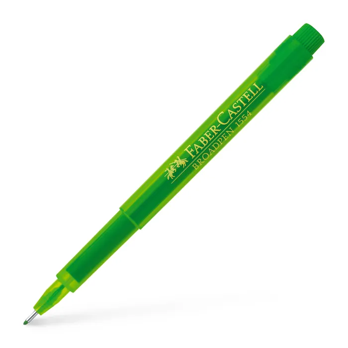 Hauptbild des Produkts Popisovač Broadpen 1554, sv. zelená  Faber Castell (155466)