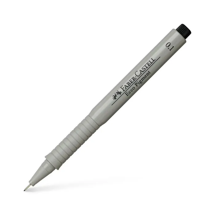 Hauptbild des Produkts Popisovač Ecco Pigment  0.1, černá Faber Castell (166199)