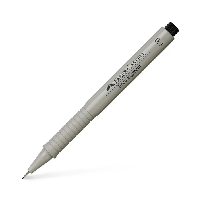 Hauptbild des Produkts Popisovač Ecco Pigment  0.3, černá Faber Castell (166399)