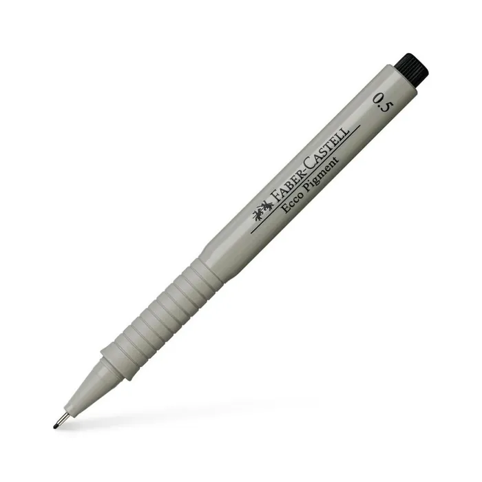 Hauptbild des Produkts Popisovač Ecco Pigment  0.5, černá Faber Castell (166599)
