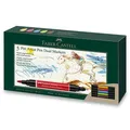 Faber-Castell 162005 Pitt Artist Pen Dual Marker 5er Set