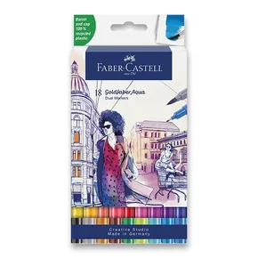 Faber-Castell 164618 Goldfaber Aqua Dual Marker-Set, 18 Farben