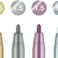 Weiteres Produktbild Marker Faber-Castell 167304 Pitt Artist Pen 4 Farben, metallic