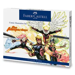 Marker Faber-Castell 167195 Comic-Illustrationsset, 15-tlg