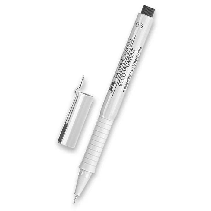 Hauptbild des Produkts Popisovač Faber-Castell Ecco Pigment - černý 0,3 mm