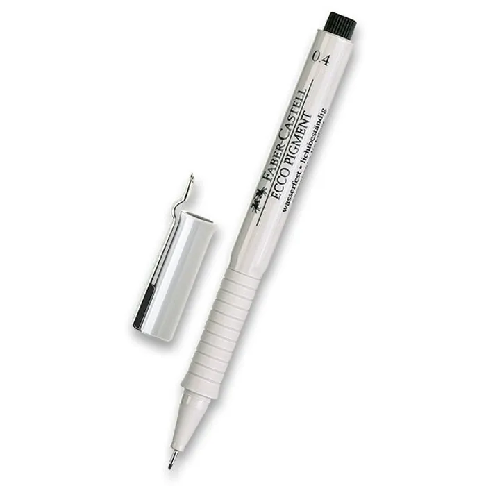 Hauptbild des Produkts Popisovač Faber-Castell Ecco Pigment - černý 0,4 mm