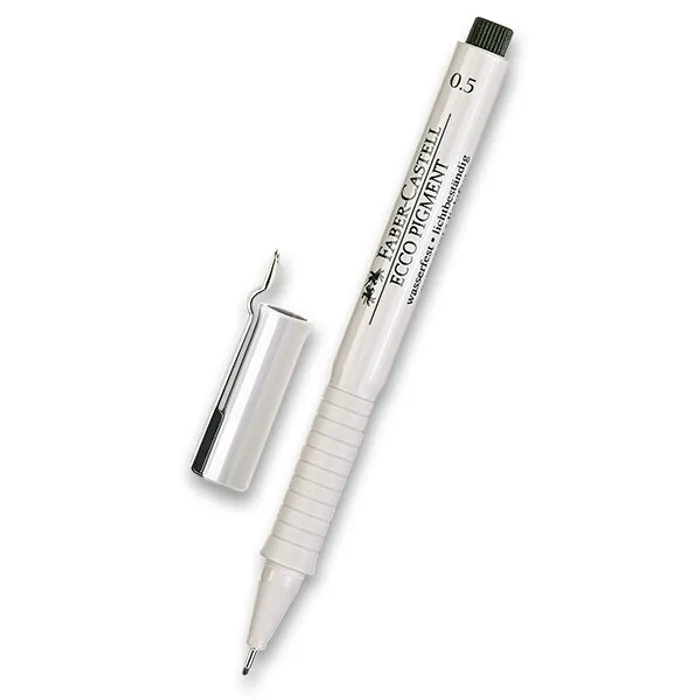Hauptbild des Produkts Popisovač Faber-Castell Ecco Pigment - černý 0,5 mm