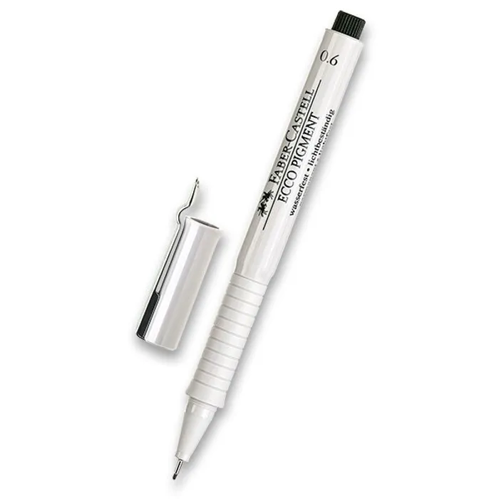 Hauptbild des Produkts Popisovač Faber-Castell Ecco Pigment - černý 0,6 mm
