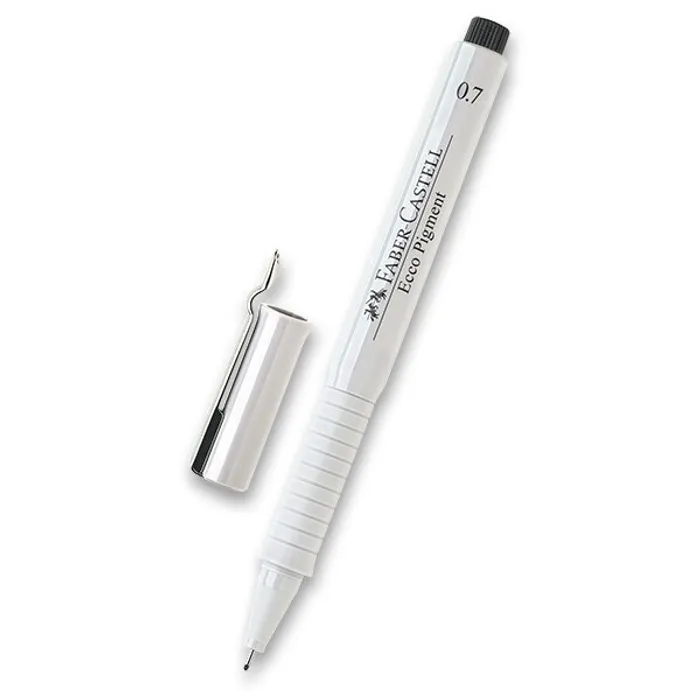 Hauptbild des Produkts Popisovač Faber-Castell Ecco Pigment - černý 0,7 mm