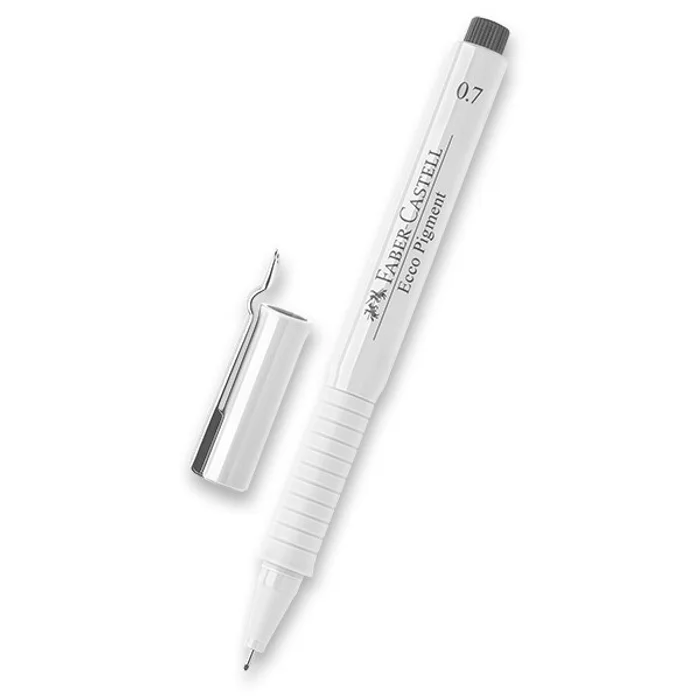 Hauptbild des Produkts Popisovač Faber-Castell Ecco Pigment - černý 0,7 mm