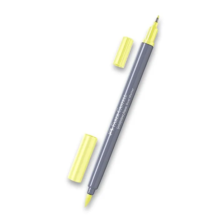 Hauptbild des Produkts Popisovač Faber-Castell Goldfaber Aqua Dual Marker sv. žlutá, 104