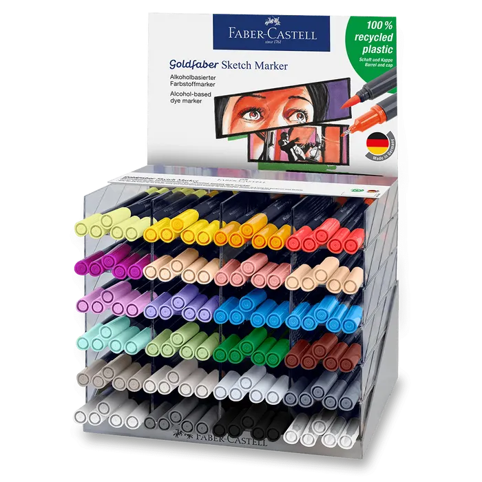 Hauptbild des Produkts Popisovač Faber-Castell Goldfaber Sketch Marker stojánek