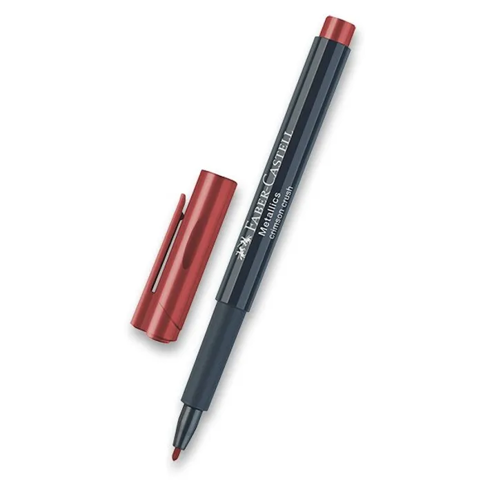 Hauptbild des Produkts Popisovač Faber-Castell Metallics červená