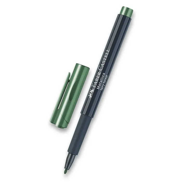 Hauptbild des Produkts Popisovač Faber-Castell Metallics zelená