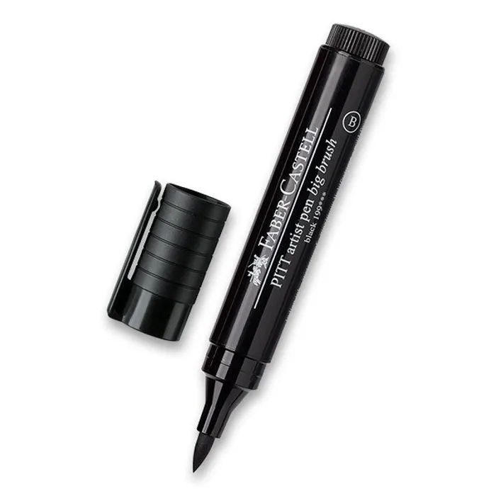 Hauptbild des Produkts Popisovač Faber-Castell Pitt Artist Pen Big Brush - černý