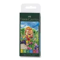 Faber-Castell Pitt Artist Pen Brush 6 Stück, Spitze B, Frühlingstöne