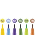 Weiteres Produktbild Faber-Castell Pitt Artist Pen Brush 6 Stück, Spitze B, Sommertöne