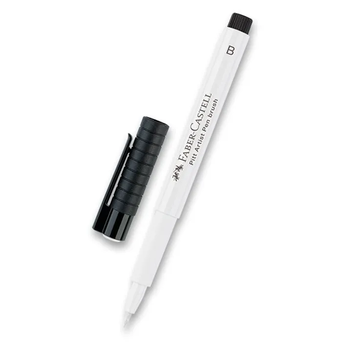Hauptbild des Produkts Popisovač Faber-Castell Pitt Artist Pen Brush -bílý 101