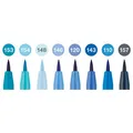 Weiteres Produktbild Faber-Castell Pitt Artist Pen Brush Blues 8er-Set, Spitze B