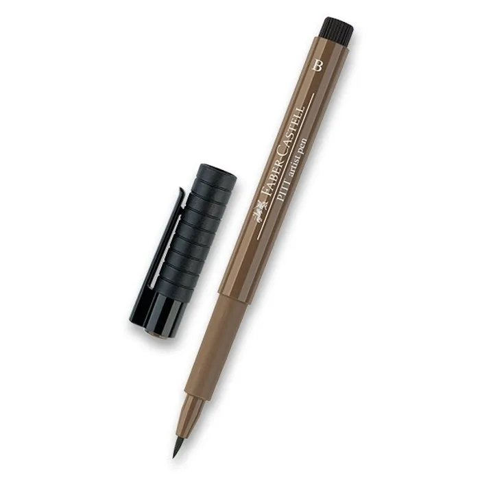 Hauptbild des Produkts Popisovač Faber-Castell Pitt Artist Pen Brush - hnědé a metalické 178