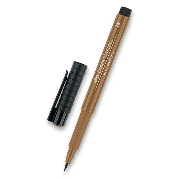 Hauptbild des Produkts Popisovač Faber-Castell Pitt Artist Pen Brush - hnědé a metalické 180