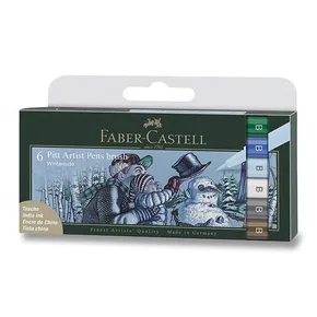 Faber-Castell Pitt Artist Pen Brush Winter 6 Marker, PC, Farbton Winter 167176