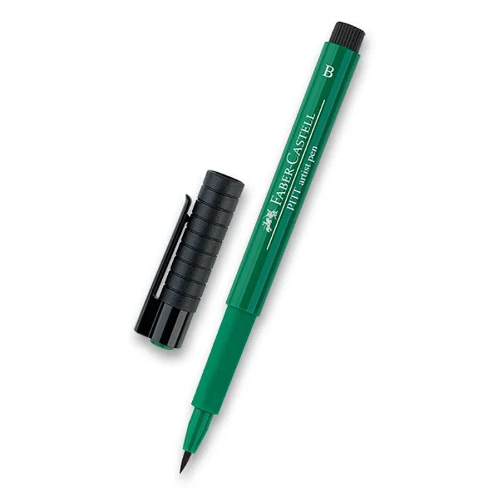Hauptbild des Produkts Popisovač Faber-Castell Pitt Artist Pen Brush - zelené odstíny 264