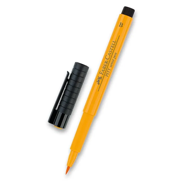Hauptbild des Produkts Popisovač Faber-Castell Pitt Artist Pen Brush - žluté a oranžové odstíny 109