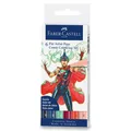 Faber-Castell Pitt Artist Pen Comic Farbmischung, 6 Stk