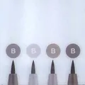 Weiteres Produktbild Faber-Castell Pitt Artist Pen Comic Marker grau, 4 Stk