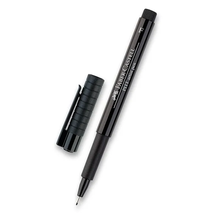 Hauptbild des Produkts Popisovač Faber-Castell Pitt Artist Pen F, černý