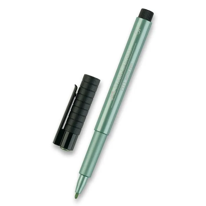 Hauptbild des Produkts Popisovač Faber-Castell Pitt Artist Pen Metallic zelený