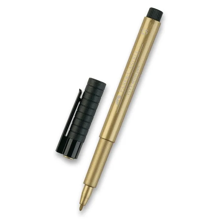 Hauptbild des Produkts Popisovač Faber-Castell Pitt Artist Pen Metallic zlatý