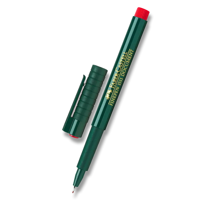 Hauptbild des Produkts Popisovač Finepen 1511, červená Faber Castell 151121