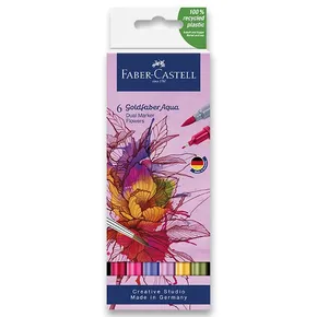 Marker Goldfaber Aqua Dual, Blumen, Pap. Schachtel mit 6 Faber-Castell 164527