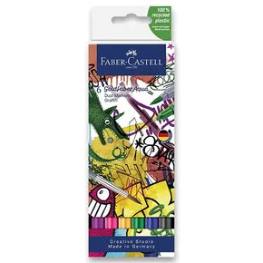 Marker Goldfaber Aqua Dual, Graffiti, Pap. Schachtel mit 6 Stück Faber-Castell 164525